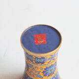 Chinese cloisonné brush pot, 1970s China