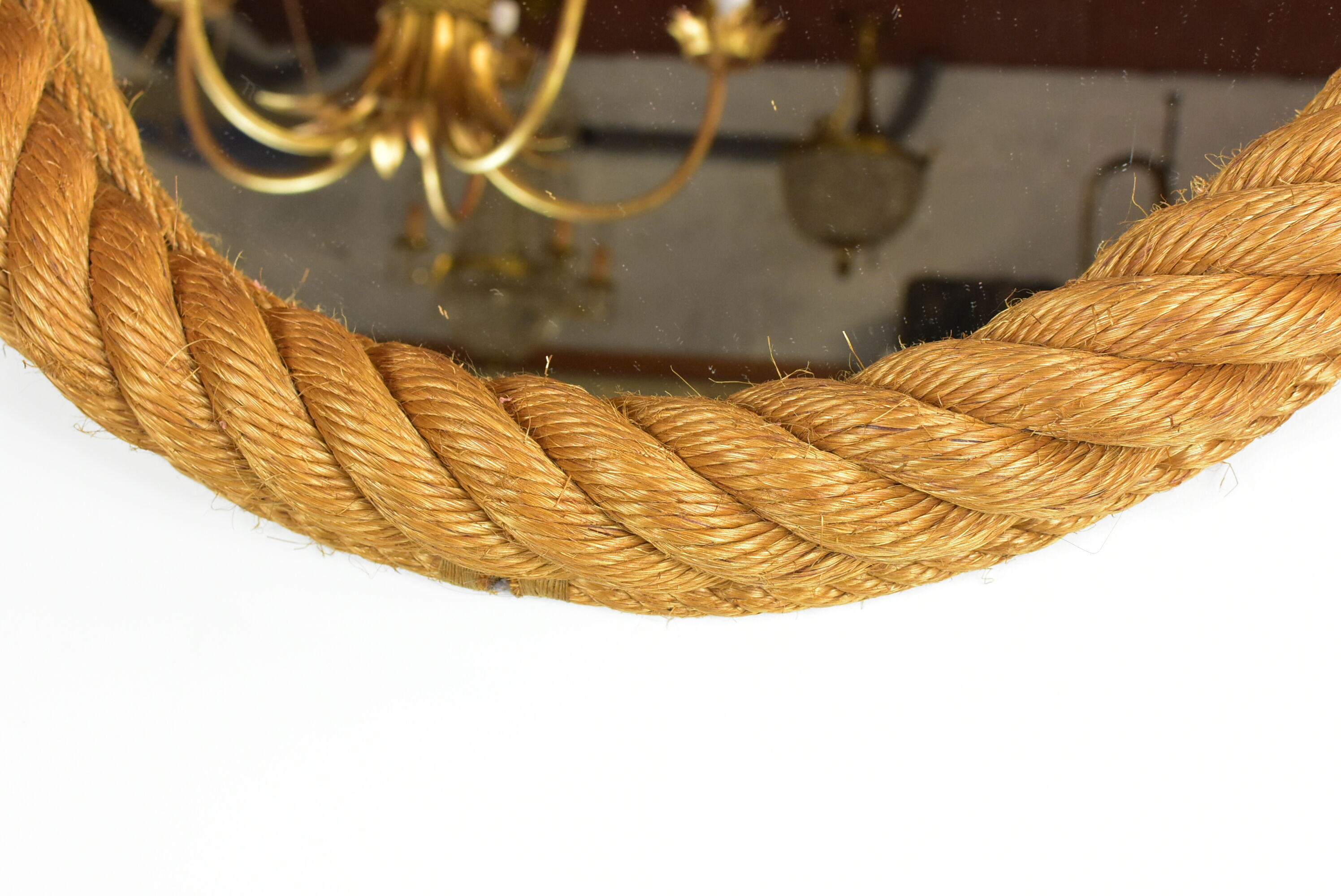 Vintage rope mirror