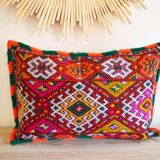 Coussin kilim multicolore 61 x 43 cm