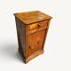 Meuble de chevet rustique ancien en bois massif