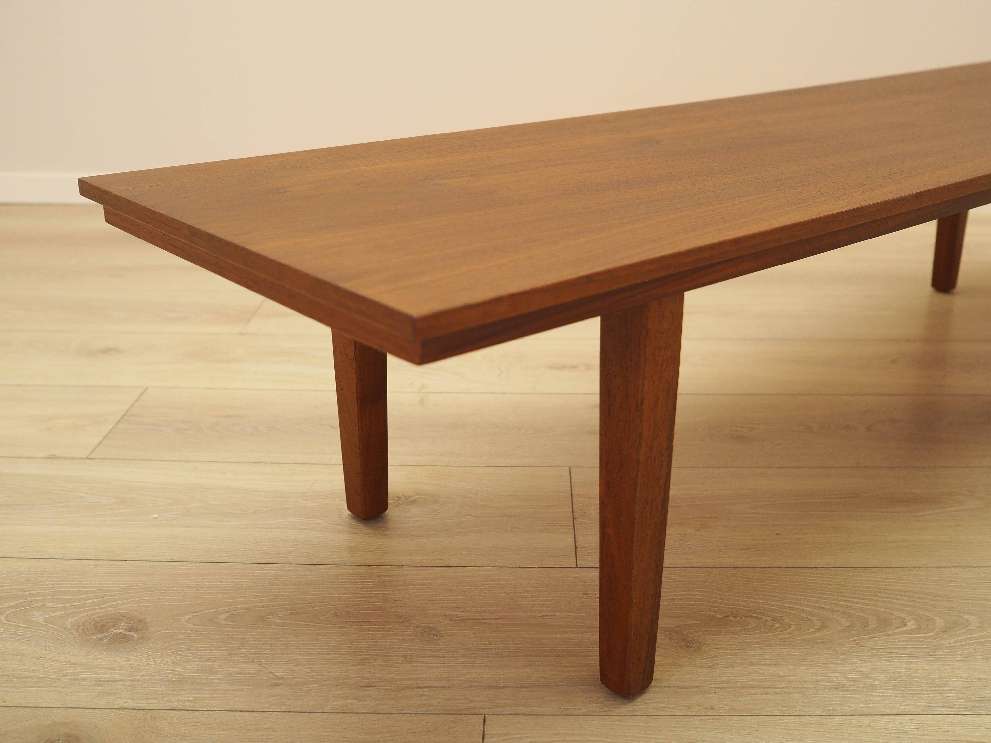 Teak lowboard, Danish design, 1970s, made in Denmark