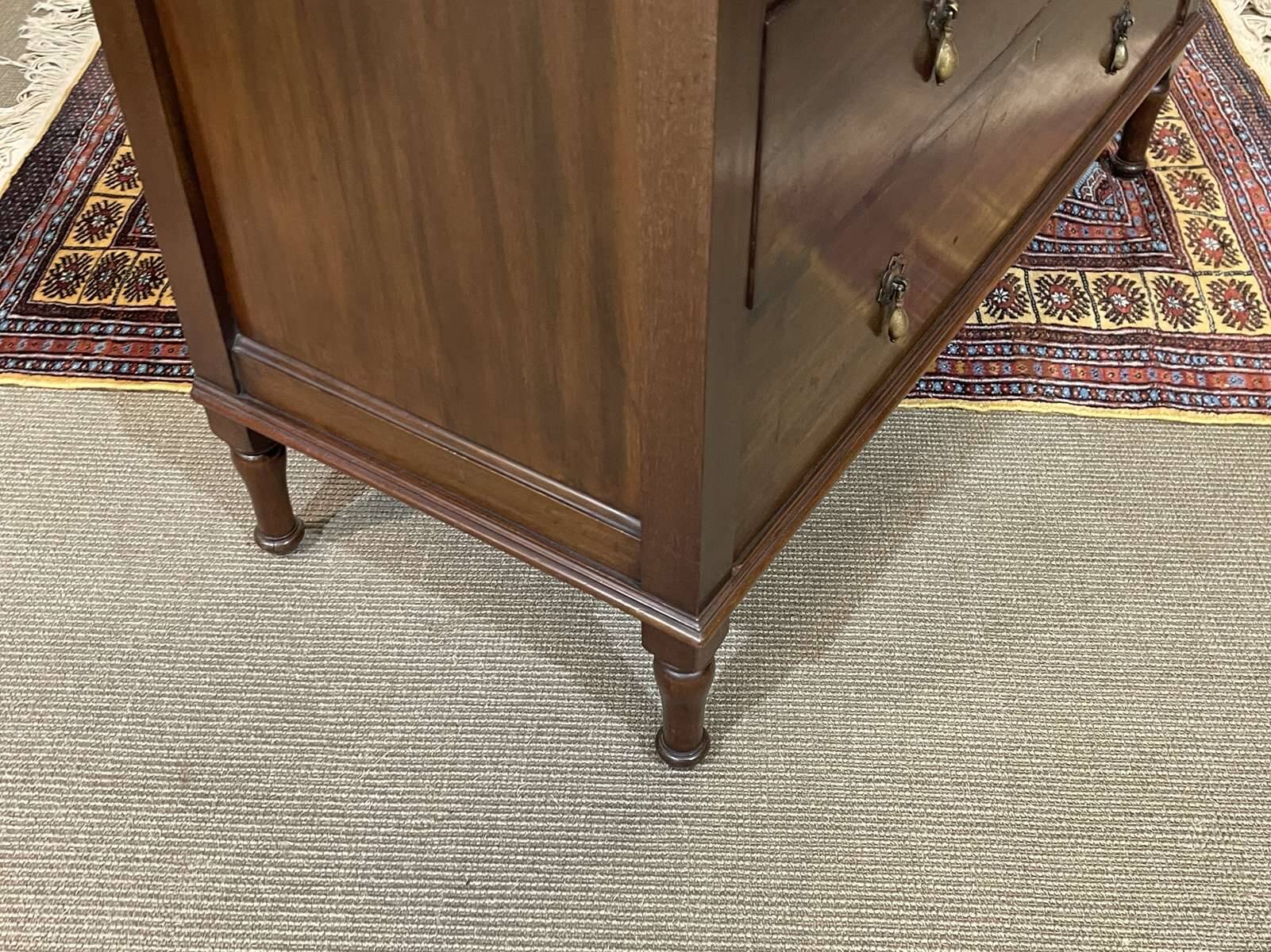 English mahogany commode from the 1930s.