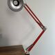 Vintage orange articulated desk lamp