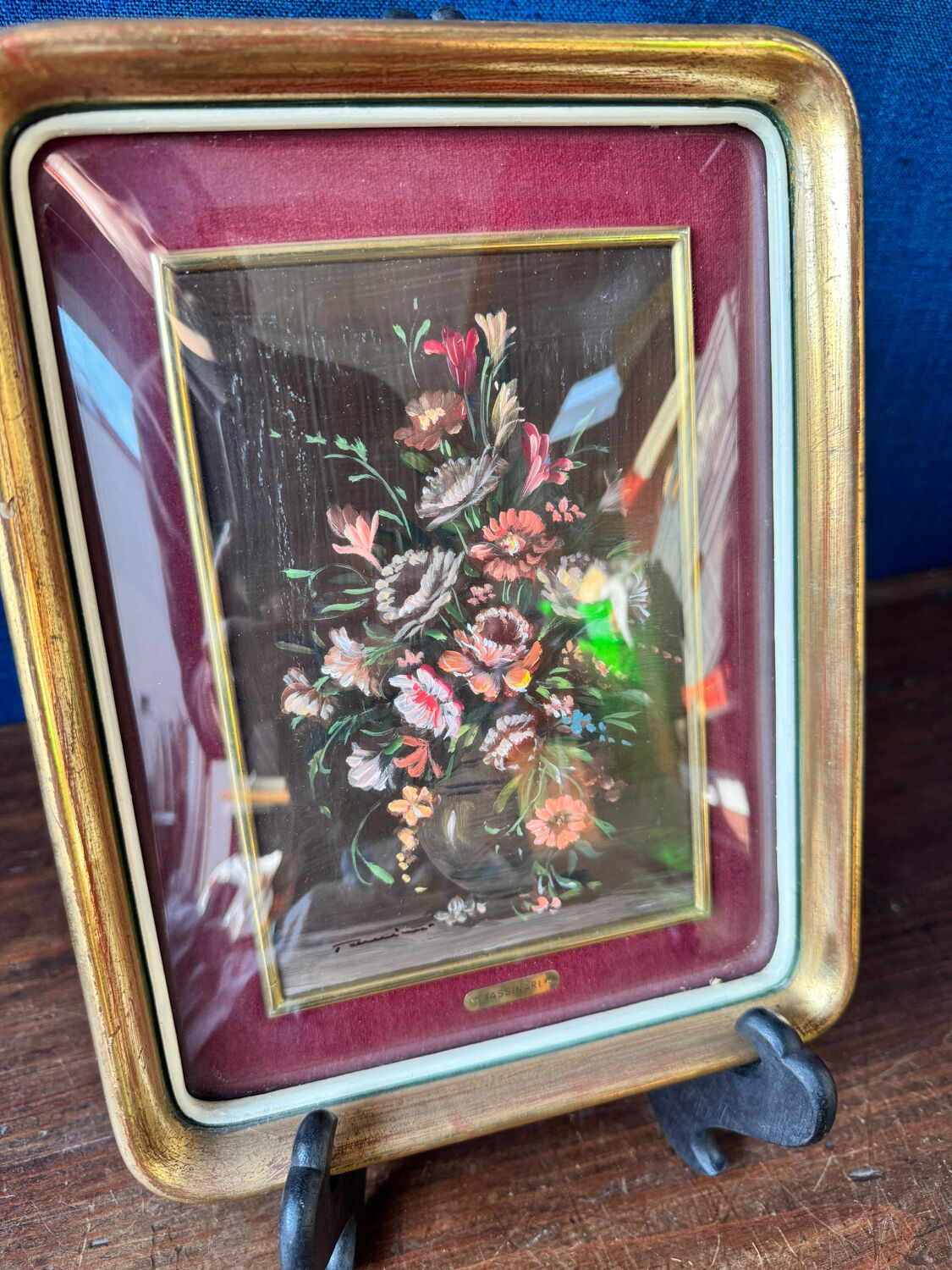 Oil on panel signed Gino Tassinari (1920-2001) Still life