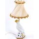 Lamp in bronze and porcelain