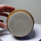 High soliflore turned stoneware vintage 90-2000 Christophe and Natalie Hurtault