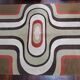 Large vintage carpet from the 1970s.