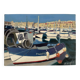 Oil painting - Marseille - Old Port - 2023 - Jerome Dreyfus