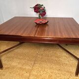 Table à manger extensible en teck vintage rétro du milieu du siècle par GPlan 1950