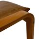 Vintage ikea poang tan cuir cantilever repose-pieds ottoman design