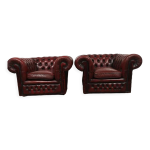 Fauteuils chesterfield
