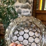 Vintage glass wall lamp from Limburg / Germany, 60's