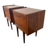 Set of 2 vintage bedside tables / night tables / mini cabinets
