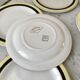 Set of 9 dessert plates salins "texas" 50s