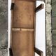 Vintage ceramic coffee table with herbarium decorations by Roger Capron, solid beech base.