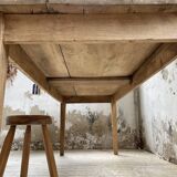 2m pine farm table