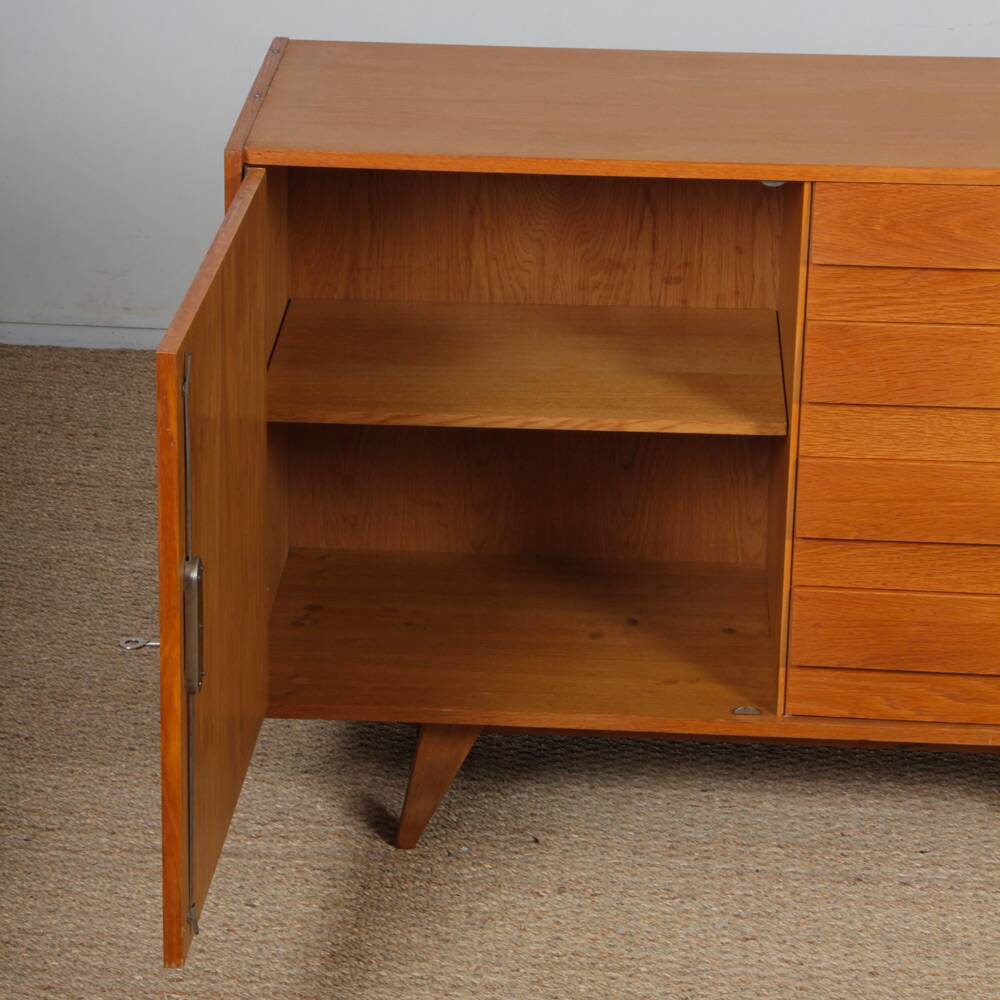 Vintage chest of drawers, Jiroutek for Interier Praha, model U-458, circa 1960
