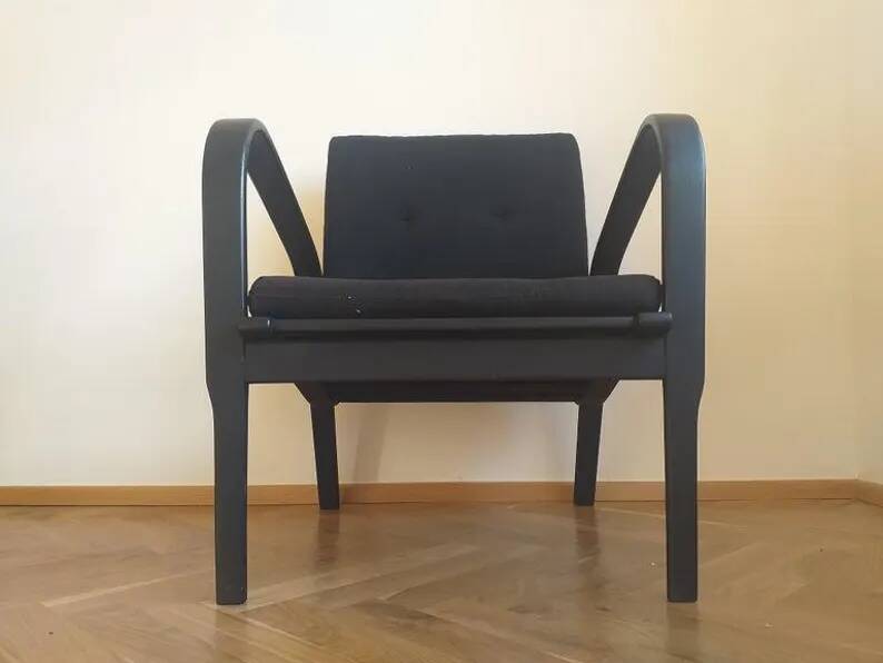 Fauteuil des années 1970 dans le style de Kropacek et Kozelka.