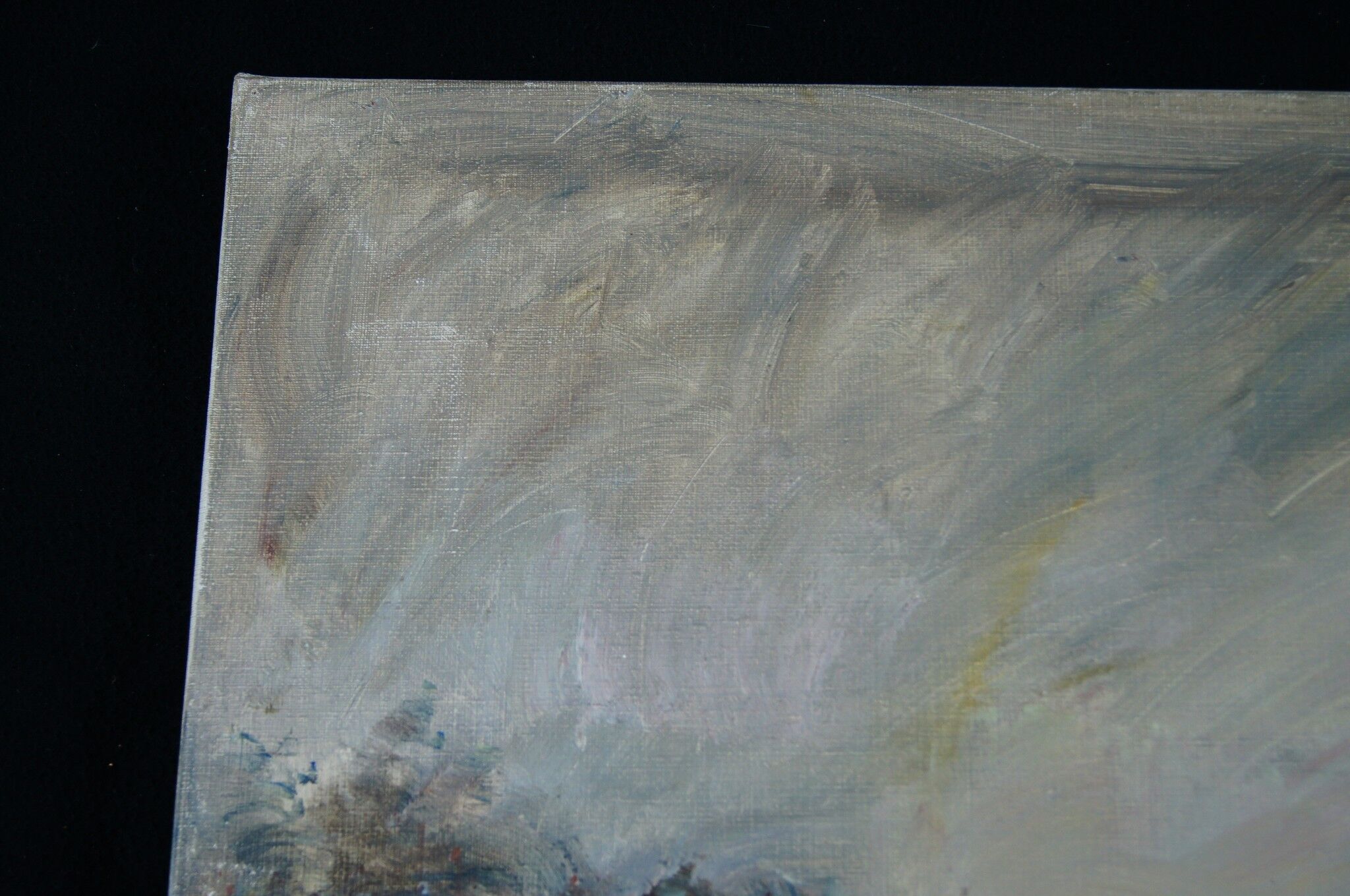Aimé Daniel Steinlen (1923-1996) "The Sleeping Waters", oil on canvas signed