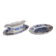 Set of a gravy boat and 2 Sarreguemines ceramic ravines, Derby model