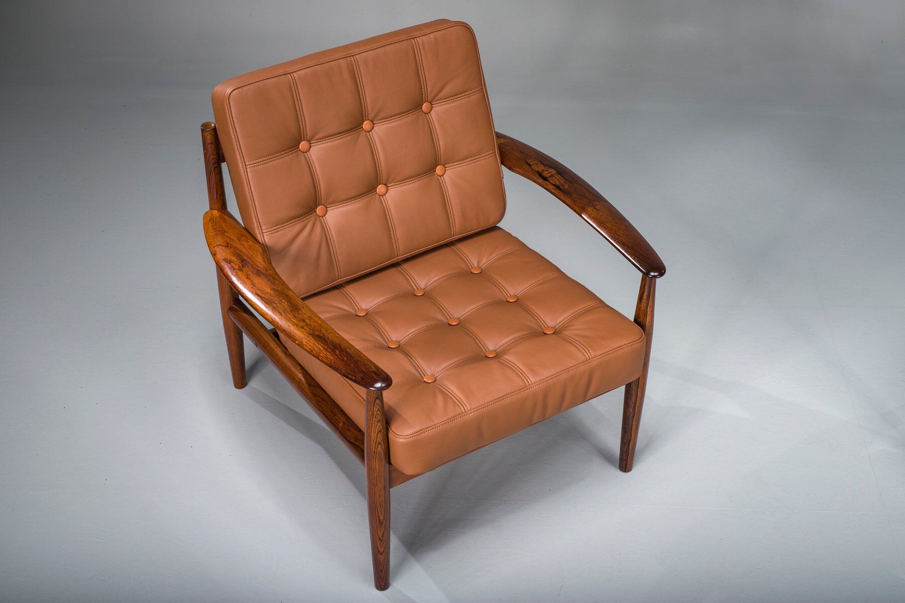 Set of Model 118 armchairs in rosewood by Grete Jalk for France & Son, 1960s