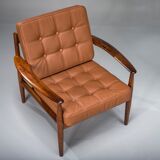 Set of Model 118 armchairs in rosewood by Grete Jalk for France & Son, 1960s
