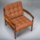 Set of Model 118 armchairs in rosewood by Grete Jalk for France & Son, 1960s