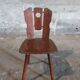 Série de 4 chaises de chalet 1970