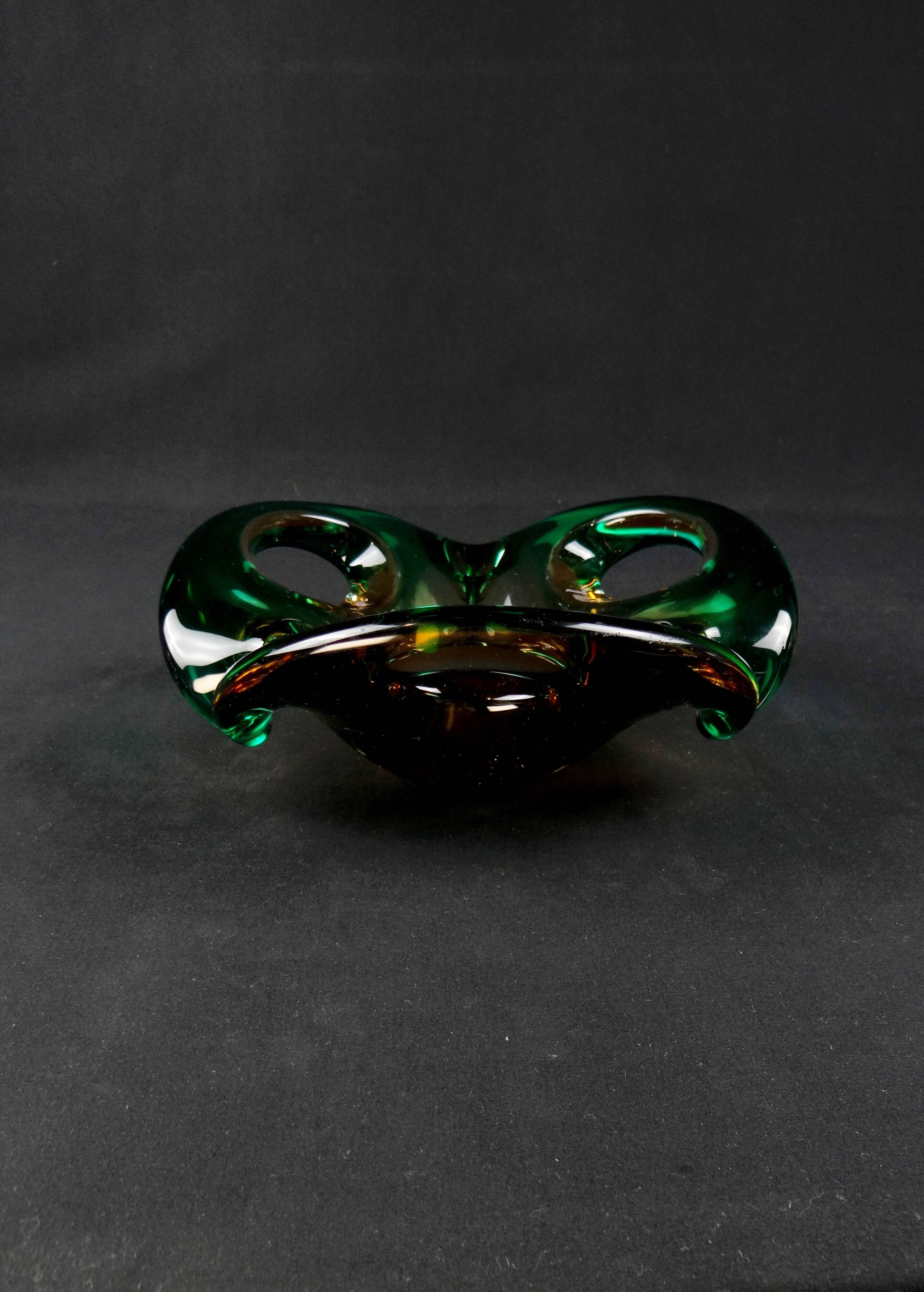 Vintage 1970s Murano glass trinket dish/ashtray