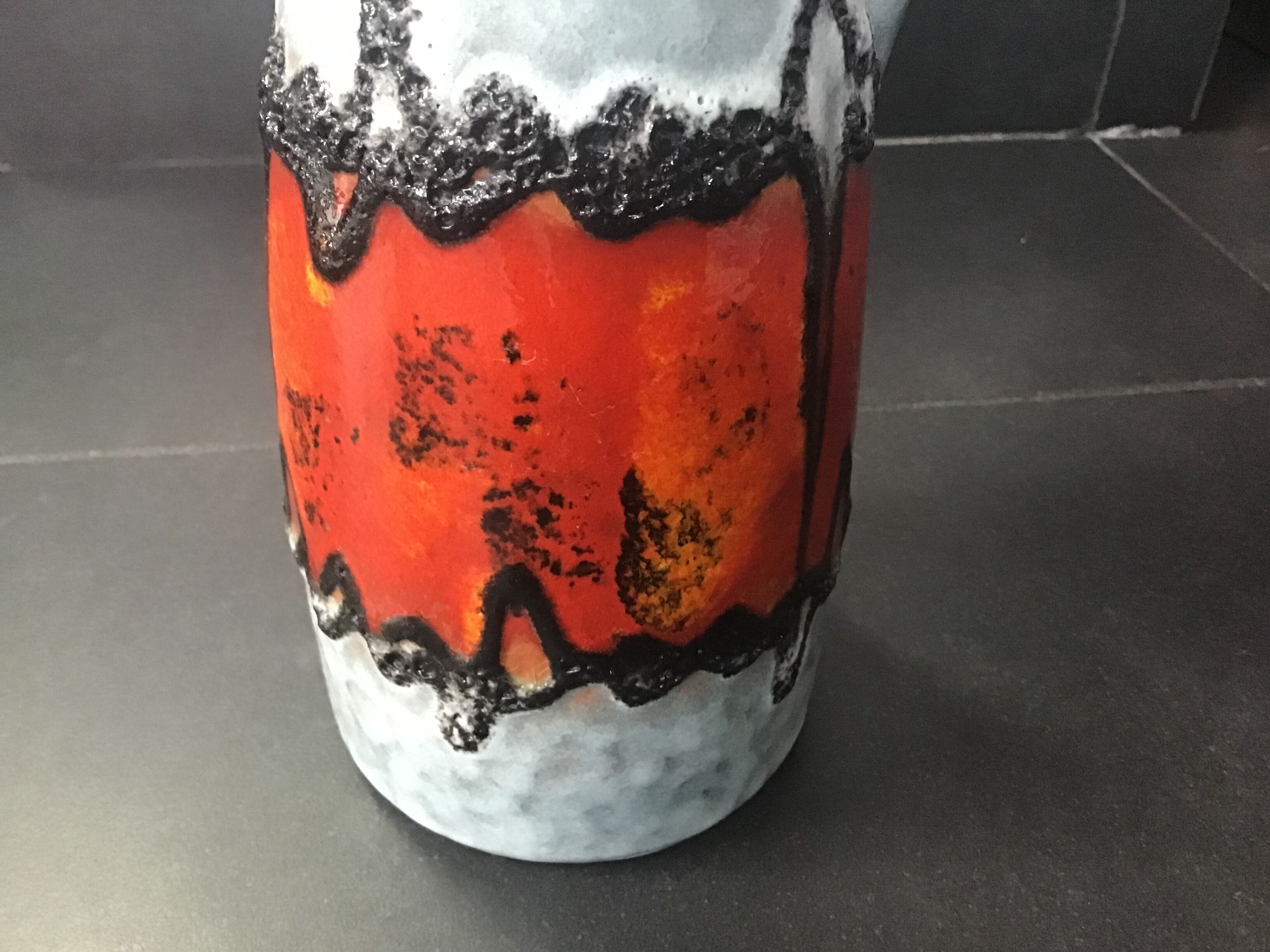 Vase Fat lava Carstens Tonnieshof West Germany