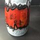 Vase Fat lava Carstens Tonnieshof West Germany