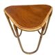 Small banbou tripod table from the 70s