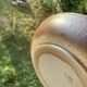 Deep plates made of organic, wild, earthy marsh clay.