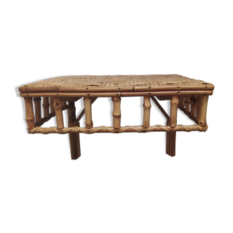 Bamboo side table