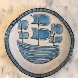 Ceramic plate Alain Maunier Valauris