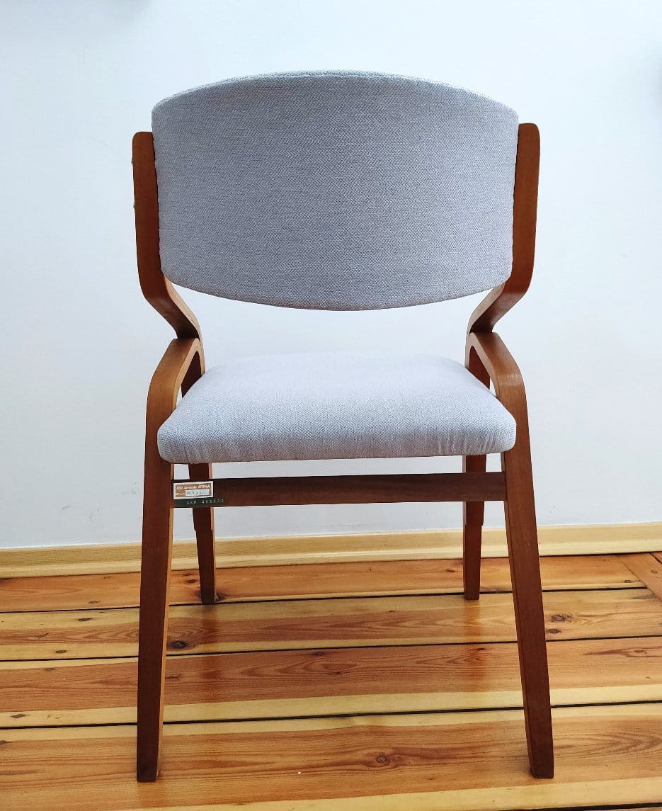 Set of Six Chairs by L. Volák for Dřevopodnik Holešov, Czechoslovakia, 1960s