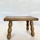 Wooden farmhouse stool
