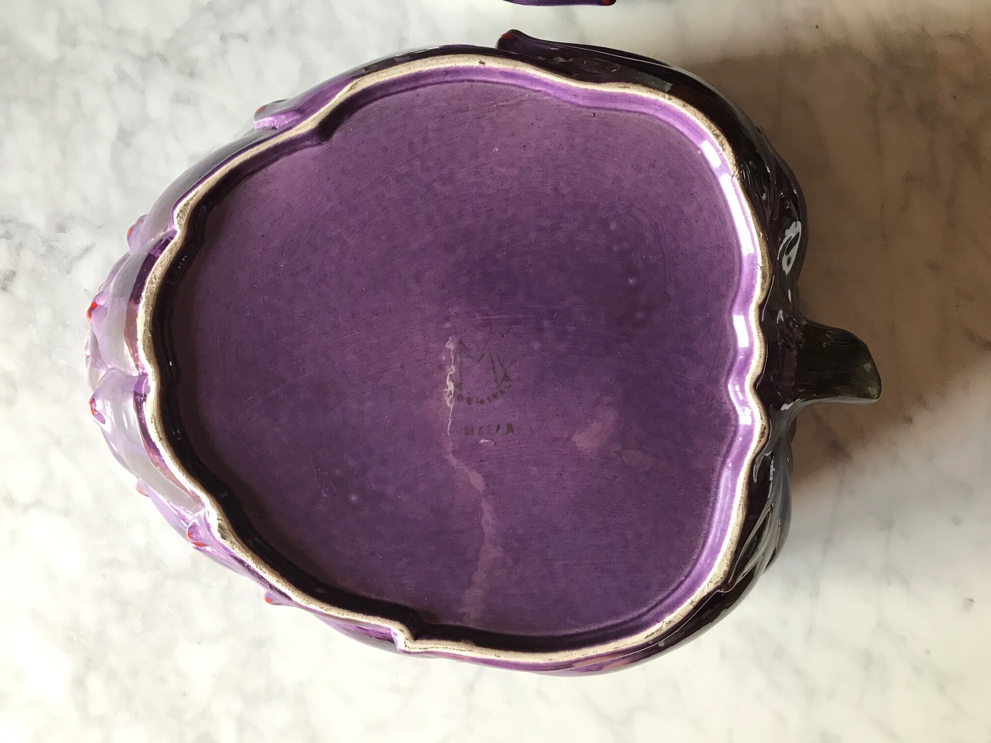 Artichoke soup tureen