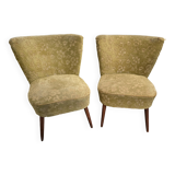 Pair of cocktail armchairs from the 60s