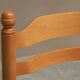 Set of 4 Mid Century beech dining chairs from the 1970s.