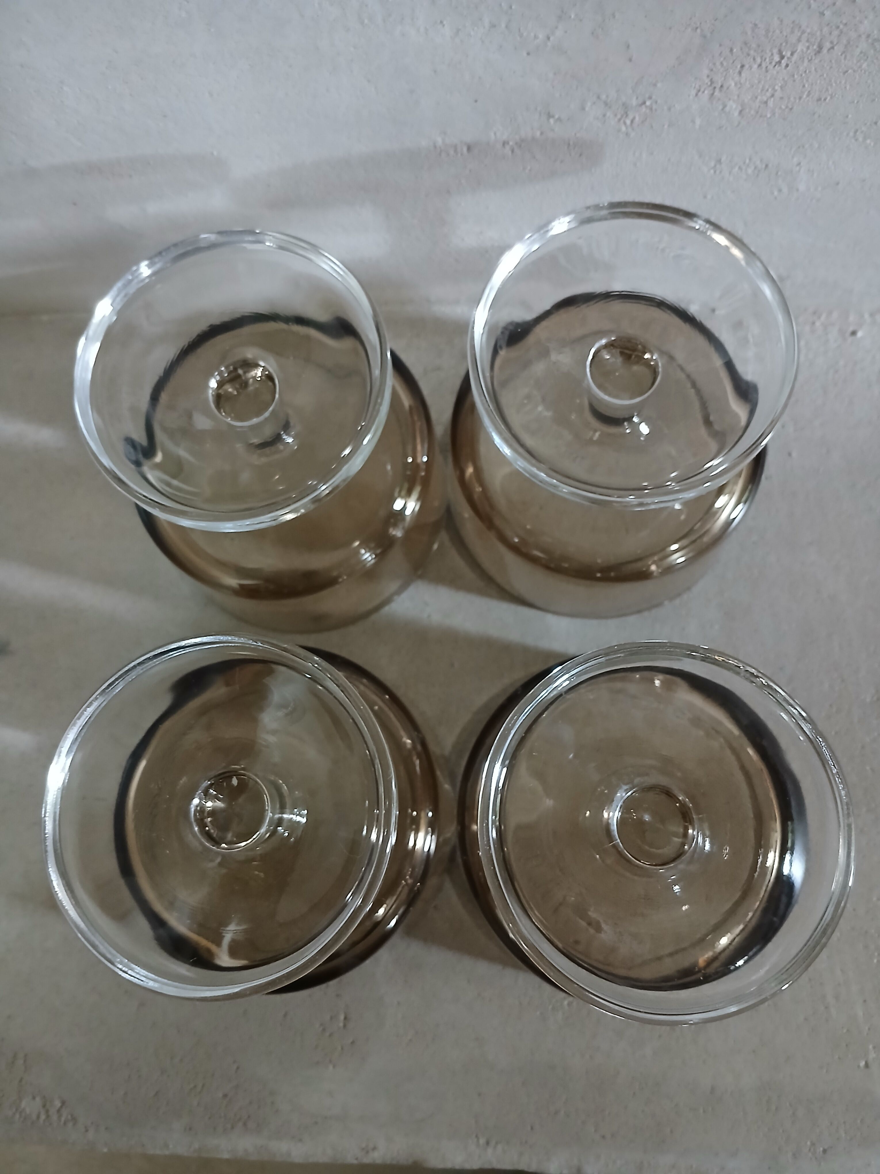 4 coupes à champagne vintages