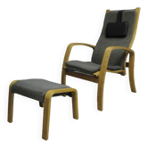 Fauteuil Scandinave avec Repose-Pieds