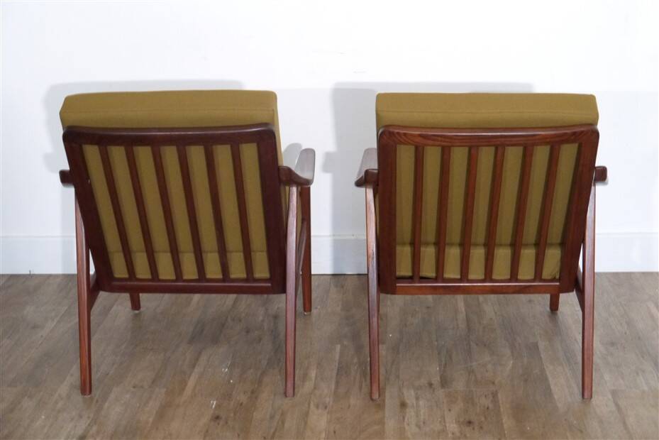 Paire de fauteuils danois en teck 1960