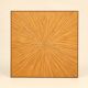 Straw marquetry coffee table