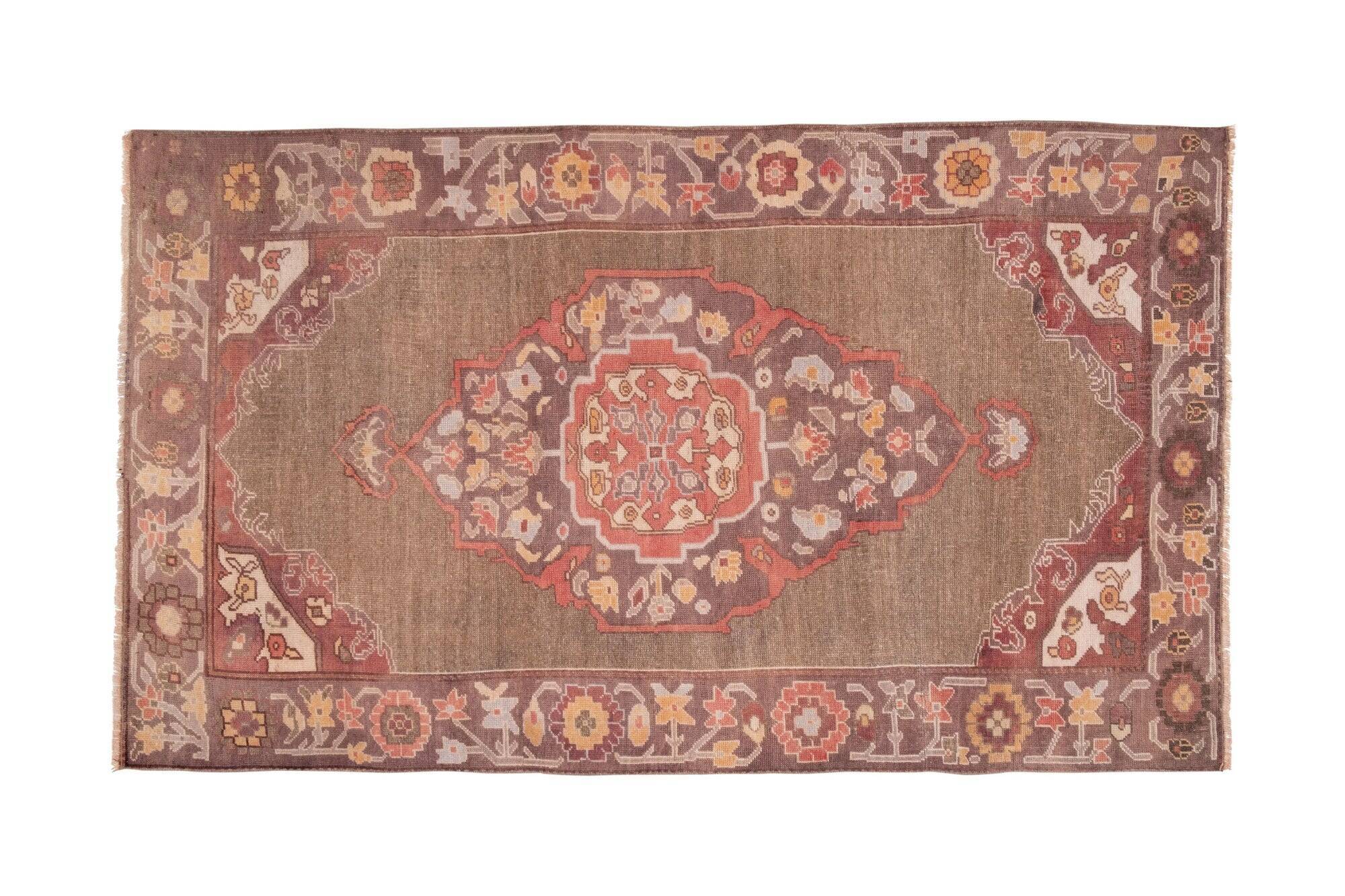 Vintage Turkish handmade rug 153x258 cm