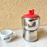 Italian coffee maker 3 cups lagostina vintage 60s design streamline stainless steel 18/10