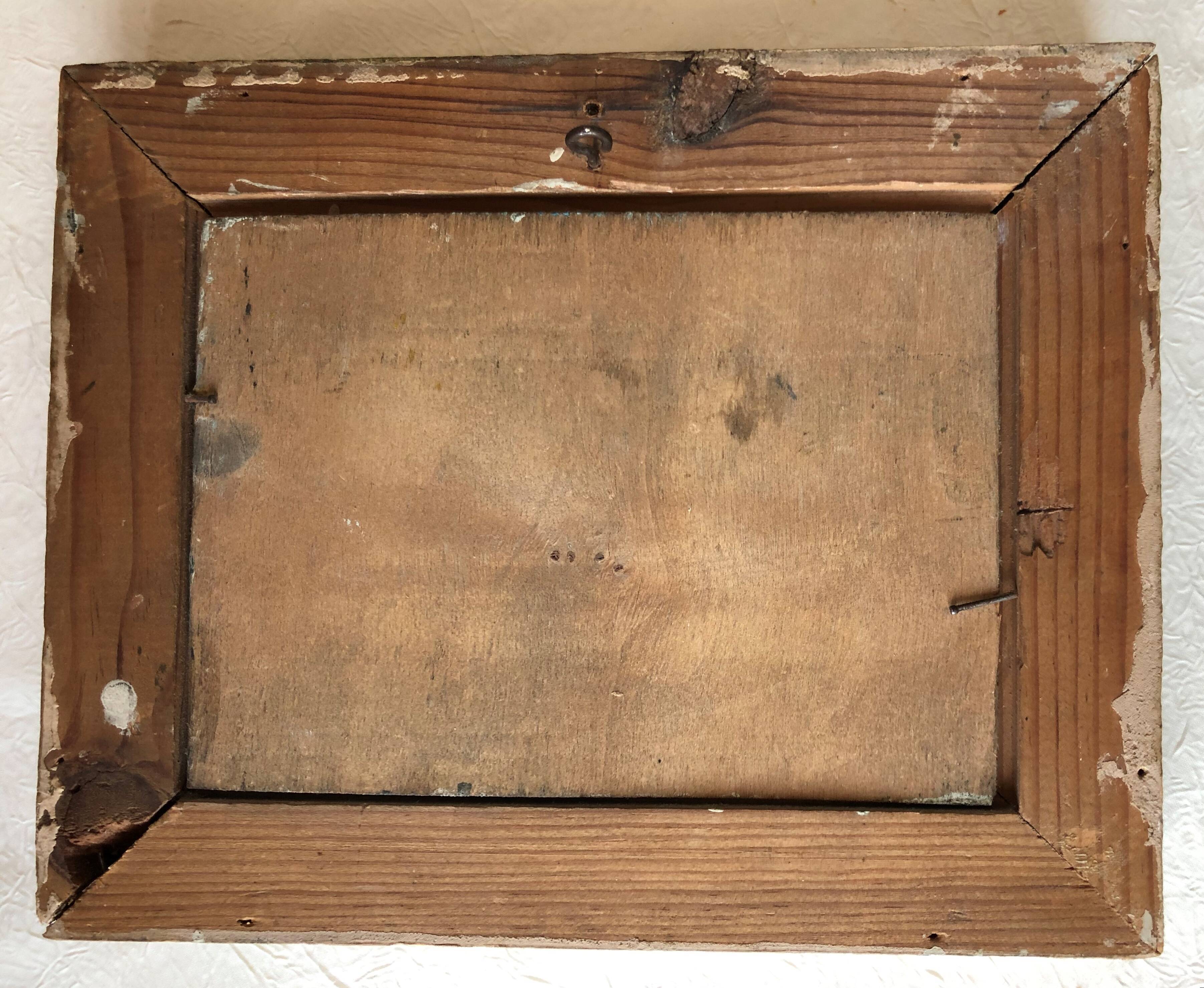 Oil on landscape panel