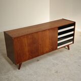 Black and white U 460 sideboard by Jiri Jiroutek for Interier Praha 1960