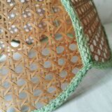 Vintage cane lampshade