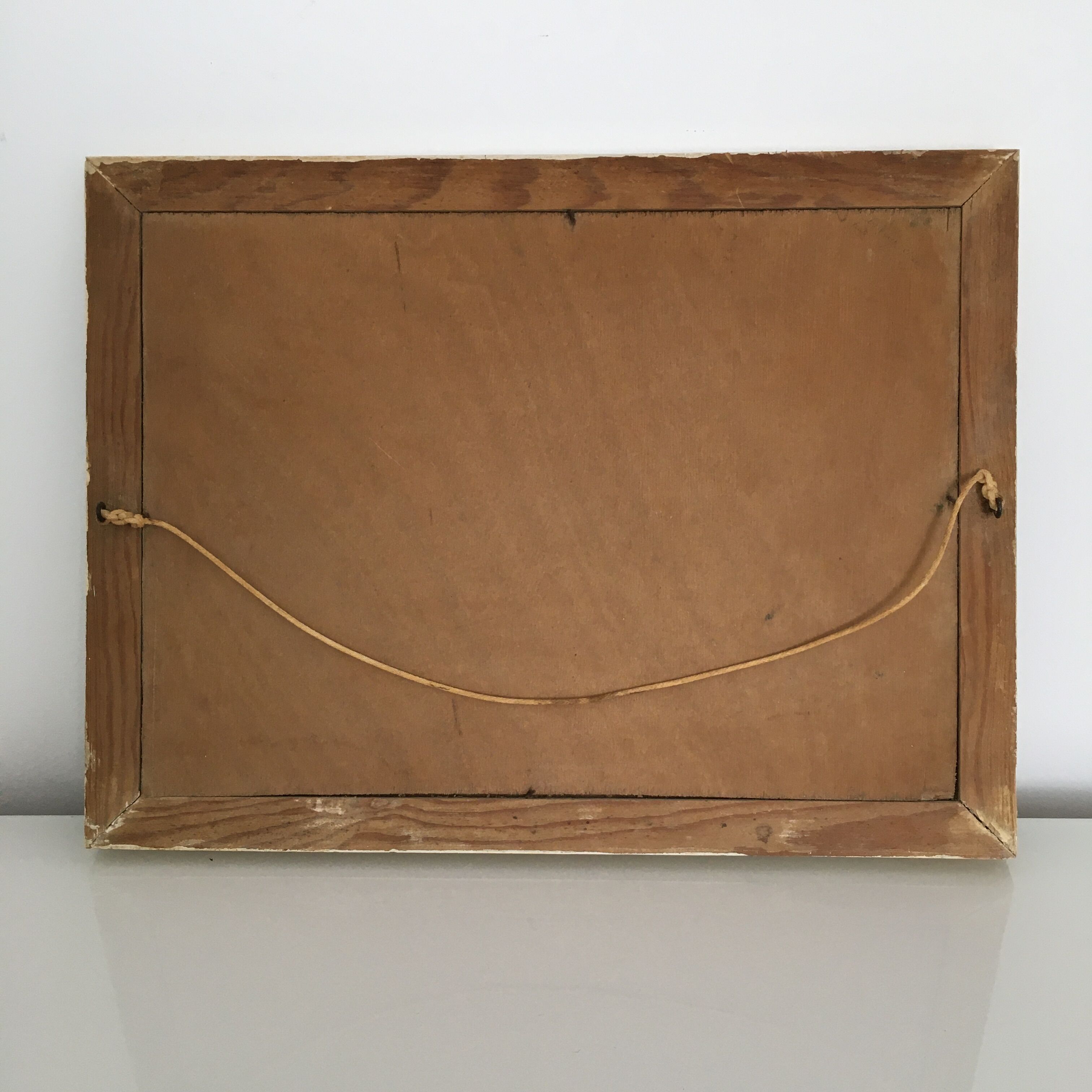 Painting naïve Breton landscape